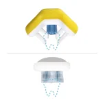 FridaBaby Tooth Hugger 3D zubná kefka, modrá – Pômocky pre starostlivosť o bábätká pre deti z e-shopu Naša Bubli...
