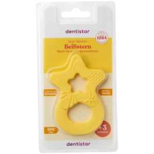 Dentistar Teether Star hryzadlo žltá