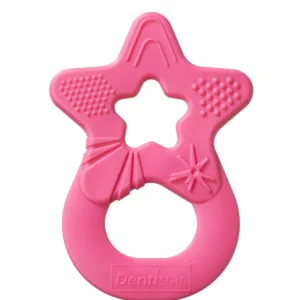 Dentistar Teether Star hryzadlo Tmavoružová