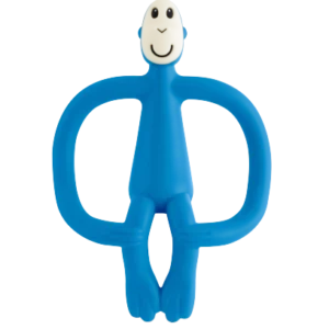 Matchstick Monkey Hryzadlo a zubná kefka Modrá
