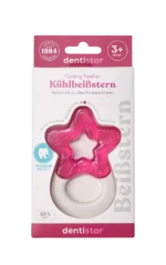 Dentistar Cooling Star hryzadlo Ružová – Hračky od 0 do 3 rokov pre deti z e-shopu Naša Bublinka Martin | detský ob...