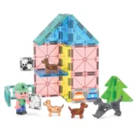 Magna Tiles Magnetická stavebnica Puppy Park 27 dielov – Hračky od 3 do 6 rokov pre deti z e-shopu Naša Bublinka Mart...