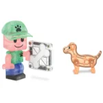 Magna Tiles Magnetická stavebnica Puppy Park 27 dielov – Hračky od 3 do 6 rokov pre deti z e-shopu Naša Bublinka Mart...