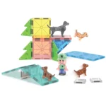 Magna Tiles Magnetická stavebnica Puppy Park 27 dielov – Hračky od 3 do 6 rokov pre deti z e-shopu Naša Bublinka Mart...