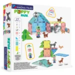 Magna Tiles Magnetická stavebnica Puppy Park 27 dielov – Hračky od 3 do 6 rokov pre deti z e-shopu Naša Bublinka Mart...