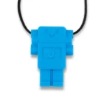 Upokojujúci prívesok Robot Svetlomodrý Jellystone Designs – Hračky na rozvíjanie zmyslov pre deti z e-shopu Naša B...