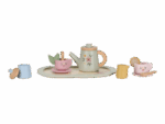 Little Dutch Čajový set drevený s kvetinovou potlačou – Hračky od 0 do 3 rokov pre deti z e-shopu Naša Bublinka Ma...