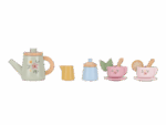 Little Dutch Čajový set drevený s kvetinovou potlačou – Hračky od 0 do 3 rokov pre deti z e-shopu Naša Bublinka Ma...