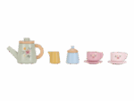 Little Dutch Čajový set drevený s kvetinovou potlačou – Hračky od 0 do 3 rokov pre deti z e-shopu Naša Bublinka Ma...
