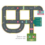 Crazy Motors Obrovské puzzle Mestský okruh – Autíčka pre deti z e-shopu Naša Bublinka Martin | detský obchod s obl...