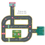 Crazy Motors Obrovské puzzle Mestský okruh – Autíčka pre deti z e-shopu Naša Bublinka Martin | detský obchod s obl...