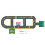 Crazy Motors Obrovské puzzle Mestský okruh – Autíčka pre deti z e-shopu Naša Bublinka Martin | detský obchod s obl...