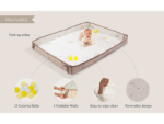 Taf Toys Hracia podložka penová s loptičkami Brown Beige – Dekorácie do izby pre deti z e-shopu Naša Bublinka Marti...