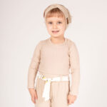 Nicol Body béžové Tola – Dojčenské body pre deti z e-shopu Naša Bublinka Martin | detský obchod s oblečením, ob...