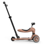 Scoot&Ride Odrážadlo kolobežka 2v1 Highwaykick 1 Push and Go Mocha – Dopravné prostriedky a prilby pre deti z e-shop...