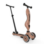 Scoot&Ride Odrážadlo kolobežka 2v1 Highwaykick 1 Push and Go Mocha – Dopravné prostriedky a prilby pre deti z e-shop...