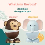 Magimals Skladacie magnetické zvieratká Safari – Hračky od 0 do 3 rokov pre deti z e-shopu Naša Bublinka Martin | de...
