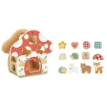 Tooky Toy Vkladačka Tvary Domček – Hračky od 0 do 3 rokov pre deti z e-shopu Naša Bublinka Martin | detský obchod s...