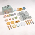 Tooky Toy Piknik set v kufríku – Hračky od 0 do 3 rokov pre deti z e-shopu Naša Bublinka Martin | detský obchod s ob...