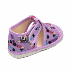 RAK Papuče Ceruzky Fialové – Obuv pre deti z e-shopu Naša Bublinka Martin | detský obchod s oblečením, obuvou, hra...