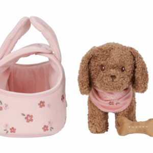 Little Dutch Psík plyšový Jackie v kabelke – Hračky od 0 do 3 rokov pre deti z e-shopu Naša Bublinka Martin | detsk...