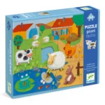 Obrovské hmatové puzzle Farma 12 ks – Hračky od 3 do 6 rokov pre deti z e-shopu Naša Bublinka Martin | detský obcho...