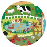 Djeco Objavovacie puzzle Farma – Hračky od 3 do 6 rokov pre deti z e-shopu Naša Bublinka Martin | detský obchod s obl...