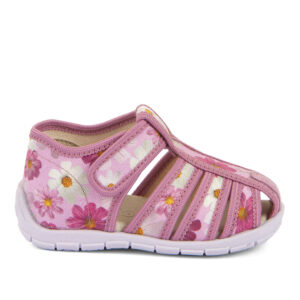 Froddo detské papuče G1700443-3 Kvietky – Obuv pre deti z e-shopu Naša Bublinka Martin | detský obchod s oblečením...