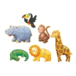 Djeco Obrovské progresívne puzzle Marmoset a priatelia