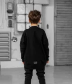 MashMnie Kardigán WOLF Čierny – Detské oblečenie pre deti z e-shopu Naša Bublinka Martin | detský obchod s obleče...