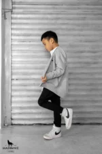 MashMnie Kardigán WOLF Sivý – Detské oblečenie pre deti z e-shopu Naša Bublinka Martin | detský obchod s oblečením, obuvou, hračkami a doplnkami