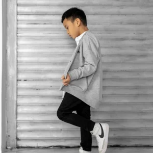 MashMnie Kardigán WOLF Sivý – Detské oblečenie pre deti z e-shopu Naša Bublinka Martin | detský obchod s oblečením, obuvou, hračkami a doplnkami