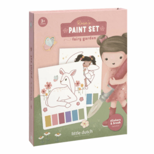 Little Dutch Omaľovánky s vodovkami a samolepkami Rosa Fairy Garden – Hračky pre deti z e-shopu Naša Bublinka Martin...