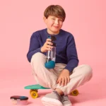 B.Box Fľaša so slamkou 600ml Night Vision