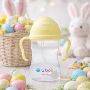 B.Box Hrnček so slamkou 240ml Gelato Banana Split – Detský riad pre deti z e-shopu Naša Bublinka Martin | detský obc...