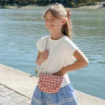Rockahula Kids Kabelka Gingham Ruffle Bow – Doplnky pre deti z e-shopu Naša Bublinka Martin | detský obchod s oblečen...