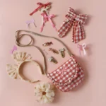 Rockahula Kids Kabelka Gingham Ruffle Bow – Doplnky pre deti z e-shopu Naša Bublinka Martin | detský obchod s oblečen...