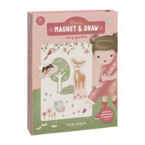 Little Dutch Knižka s magnetmi Rosa Fairy Garden – Hračky pre deti z e-shopu Naša Bublinka Martin | detský obchod s ...