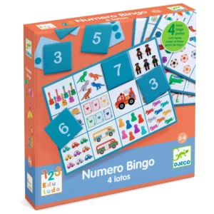 Djeco Eduludo Numero Bingo Hry na počíta – Hračky pre deti z e-shopu Naša Bublinka Martin | detský obchod s obleče...