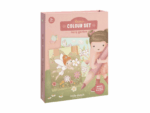 Little Dutch Omaľovánky s pastelkami a samolepkami Rosa Fairy Garden – Hračky pre deti z e-shopu Naša Bublinka Marti...