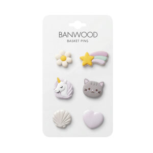Banwood ozdoby na košík Pin & Ride - Magic – Dopravné prostriedky a prilby pre deti z e-shopu Naša Bublinka Martin |...