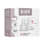 BIBS Baby Bottle silikónové cumlíky na hustejšie príkrmy – Dojčenské fľaše pre deti z e-shopu Naša Bublinka Ma...