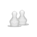 BIBS Baby Bottle silikónové cumlíky s pomalým / stredným/ rýchlym prietokom – Dojčenské fľaše pre deti z e-sho...