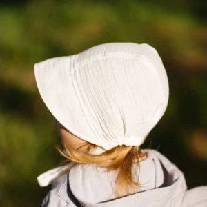 MOONRISE Fashion Mušelínový čepiec Light Ecru