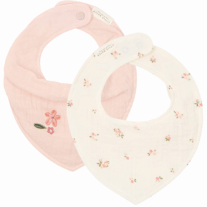 Little Dutch Podbradník Bandana Fairy Blossom & Blossom 2ks – Podbradníky pre deti z e-shopu Naša Bublinka Martin | d...