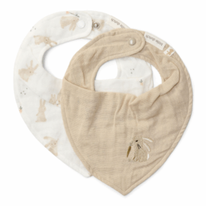 Little Dutch Podbradník Bandana 2ks Baby Bunny – Podbradníky pre deti z e-shopu Naša Bublinka Martin | detský obchod...