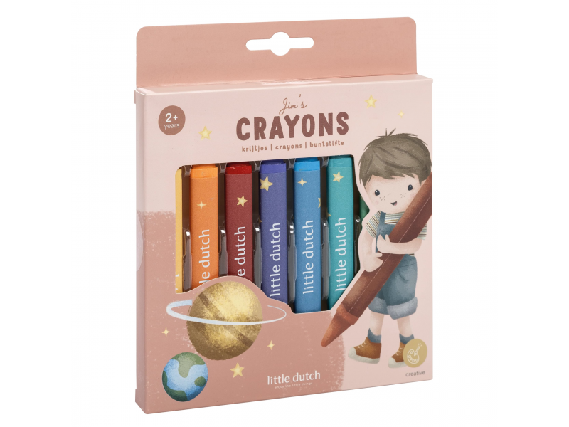 126718LD-2 Little Dutch Voskovky 8 ks Jim – Hračky pre deti z e-shopu Naša Bublinka Martin | detský obchod s oblečením, obuvou...