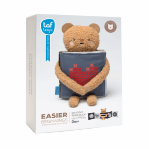 Taf Toys Plyšový medvedík s knižkou Snuggle Bear – Edukatívne hračky pre deti z e-shopu Naša Bublinka Martin | de...
