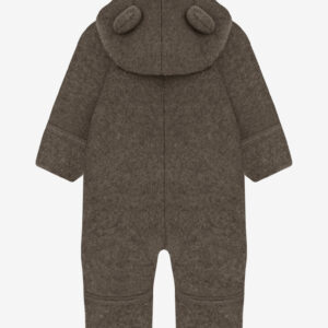 HUTTEliHUT Merino overal Brown Melange – Detské oblečenie pre deti z e-shopu Naša Bublinka Martin | detský obchod s ...