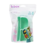 B.Box Silikónový bento organizér do stredného desiatového boxu – zelený – Desiatové boxy pre deti z e-shopu Naša Bublinka Martin | detský obchod s oblečením, obuvou, hračkami a doplnkami